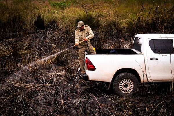 AUDIO: Fuego arrasó con 70 hectáreas en Luque-San Bernardino, según bomberos - A La Gran 7-30 - ABC Color