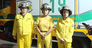 Padres agradecen a bomberos de Ypané por salvar la vida de su beba - SNT