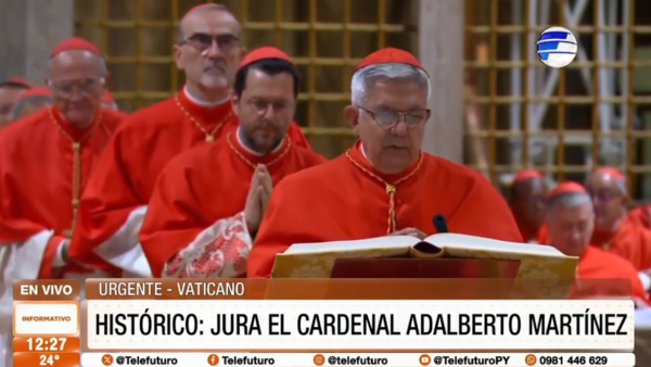 ¡Histórico! Juran Adalberto Martínez y Cristóbal López en el cónclave