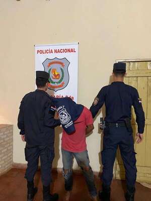 Acahay: detienen a un hombre por tentativa de homicidio y amenazas con arma de fuego a una mujer  - Policiales - ABC Color