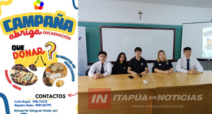 ESTUDIANTES LANZAN CAMPAÑA SOLIDARIA “ABRIGA ENCARNACIÓN”
