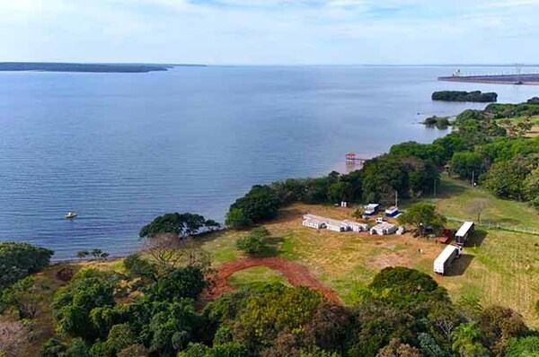 Avanzan obras civiles complementarias de la futura Planta Solar Flotante de Itaipú | DIARIO PRIMERA PLANA