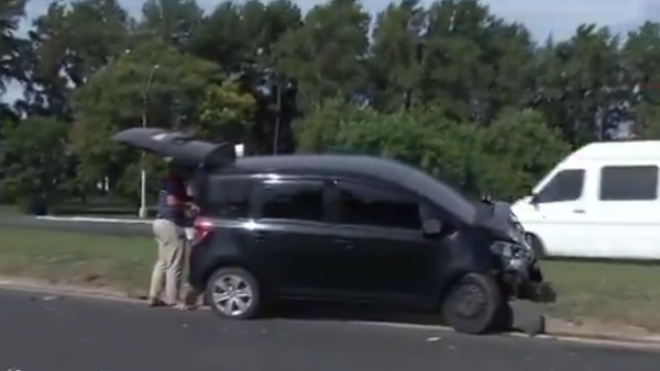 Susto sobre la autopista Silvio Pettirossi: Dos personas heridas tras choque de vehículos