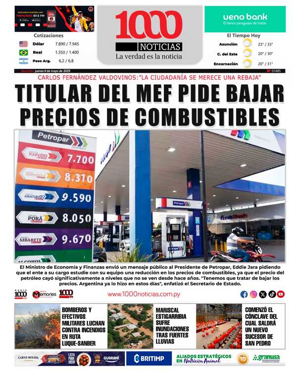 8 Mayo 2025 - 1000 Noticias
