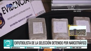 Exfutbolista detenido en operativo antidrogas en Luque