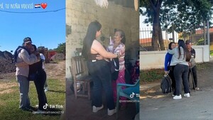 Vino de sorpresa desde España después de 8 años y nadie la reconoció