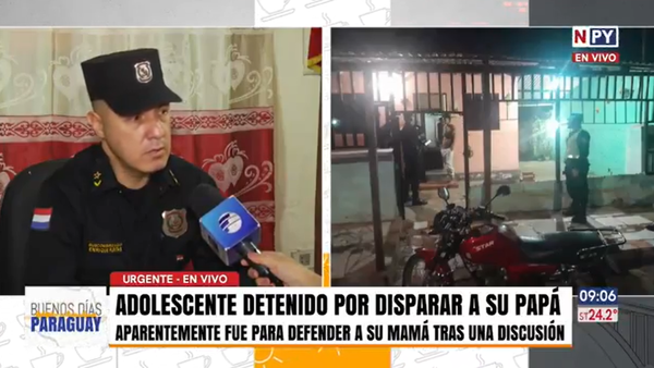 Adolescente disparó a su propio papá en medio de una discusión familiar en J. Augusto Saldívar