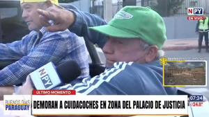 Cuidacoches son demorados en zona del Palacio de Justicia: Hay denuncias de “extorsión y coacción”, alegan