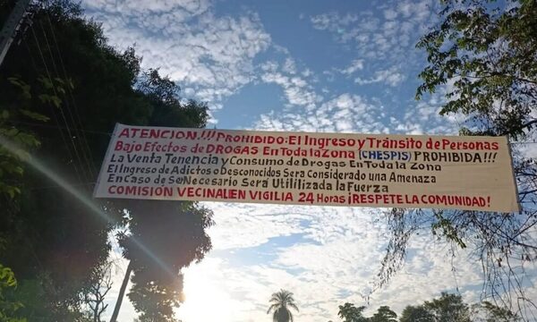 Con pasacalles, vecinos de Oviedo prohíben el ingreso de chéspis al barrio