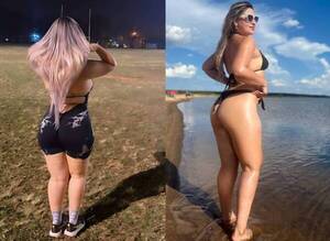 La “rubia de la cerveza” anduvo presumiendo de sus curvas más marcadas luego de un año
