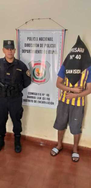 Detienen a un hombre y recuperan motocicleta robada en San Isidro