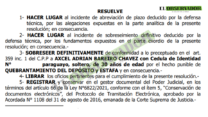 Caso Steven Automotores: Cierran causa contra abogado Axcel Bareiro - El Observador