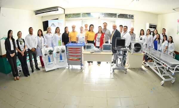Hospital Los Ángeles de CDE recibe modernos equipos biomédicos donados por Itaipú - ADN Digital
