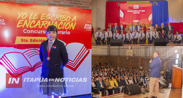 PREMIAN A JÓVENES TALENTOS EN EL CONCURSO “YO LE ESCRIBO A ENCARNACIÓN”