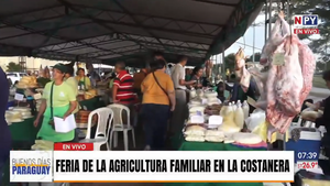 Productos frescos y a buen precio en Feria de la Agricultura Familiar en la Costanera de Asunción