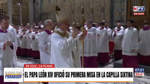 León XIV presidió su primera misa como Papa en la Capilla Sixtina