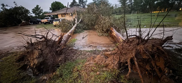 Tormenta en Pilar deja familias damnificadas - ADN Digital