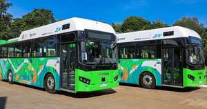 Diario HOY | Comienzan a operar buses eléctricos donados por Corea del Sur