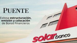 Puente Casa de Bolsa y Solar Banco concretaron colocación de bonos financieros por G. 50.000 millones