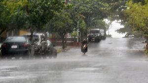 Alerta por lluvias intensas y vientos muy fuertes para Asunción y otros departamentos