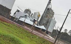Temporal armó un sarambí en varias zonas del país: en el Sur hasta mandó al tacho un feroz silo