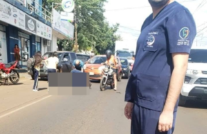 Tres niños fueron atropellados por una moto al intentar cruzar la ruta - Unicanal