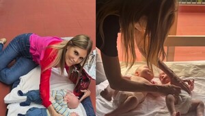 "Llega el día de la Madre y la vida me encuentra así: despeinada, pero feliz"