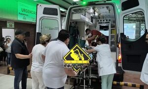 Niño en estado grave tras accidente sobre Ruta Py 07
