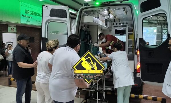 Niño en estado grave tras accidente sobre Ruta Py 07