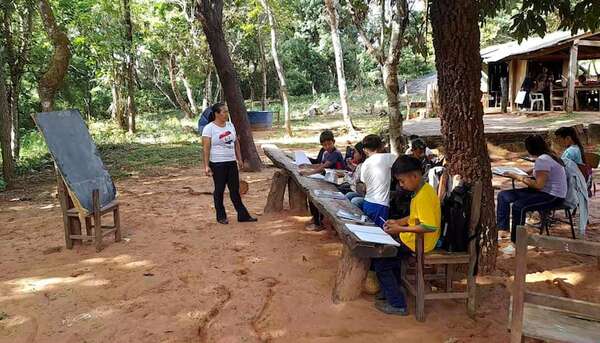 Escuelas indígenas en crisis: autoridades locales de Amambay prometen asistencia - Nacionales - ABC Color