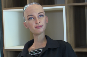 La robot humanoide Sophia prefiere la sopa paraguaya - trece