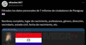 Diario HOY | Supuesta filtración de datos de paraguayos: activan medidas de respuesta