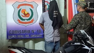 Recuperan dos motocicletas robadas y detienen a un sospechoso en Santa Rosa del Aguaray