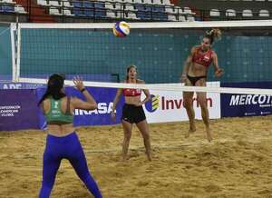 Paraguayos tuvieron un gran inicio en el Sudamericano de vóley playa - Polideportivo - ABC Color