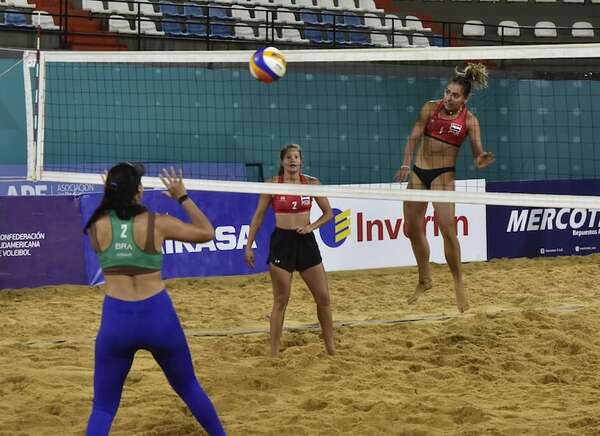 Paraguayos tuvieron un gran inicio en el Sudamericano de vóley playa - Polideportivo - ABC Color