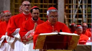 El cardenal Adalberto Martínez le envió saludos de nuestro pueblo al nuevo Papa León XIV