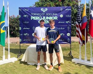 Alvaro Frutos es campeón de dobles y define cetro de singles en Perú