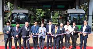 La Nación / Hernandarias ya cuenta con una flota de buses eléctricos
