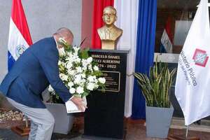 Fiscalía homenajea a Marcelo Pecci y familia denuncia protección a mandantes - Nacionales - ABC Color