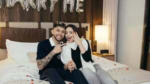 "Te amo para siempre", le dijo Julio Enciso a su novia al proponerle matrimonio