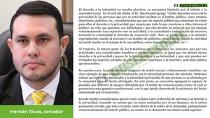 Fallo judicial prohíbe difusión de video íntimo del senador Hernán Rivas por vulnerar su derecho a la intimidad - El Observador