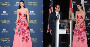 La Nación / Nadia Ferreira fue distinguida en Miami en la víspera de su cumpleaños