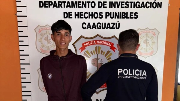 Capturan a joven que habría robado despensa en Caaguazú - 1000 Noticias