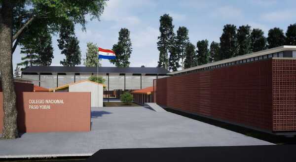 Inician renovación de Colegio Nacional de Paso Yobái, Guairá - 1000 Noticias
