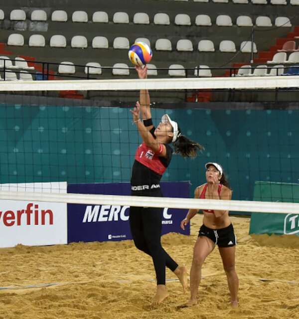 Vóley Playa: Las chicas, semifinalistas - Polideportivo - ABC Color