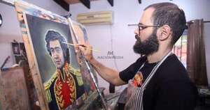 La Nación / Los rostros casi desconocidos de dos próceres en los trazos de un artista