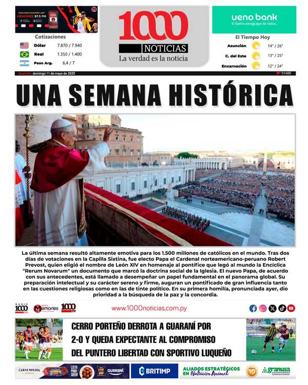 11 Mayo 2025 - 1000 Noticias