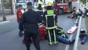 Buscó a su pareja del trabajo y acabaron chocados por un conductor presuntamente alcoholizado