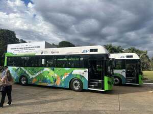 Hernandarias espera el visto bueno de Dinatran para operar buses eléctricos - La Clave