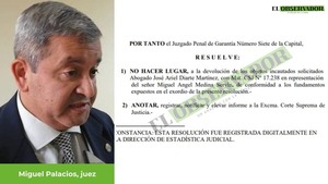 Rechazan solicitud de devolución de arma y otros objetos de agente policial  - El Observador